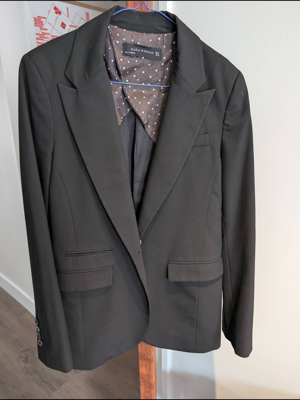Zara Black Tailored Blazer